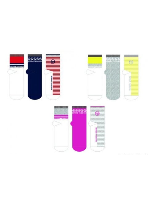 Meias mulher quarter sergio tacchini pack de 9 - Kiabi Meias mulher quarter sergio tacchini pack de 9 - Kiabi