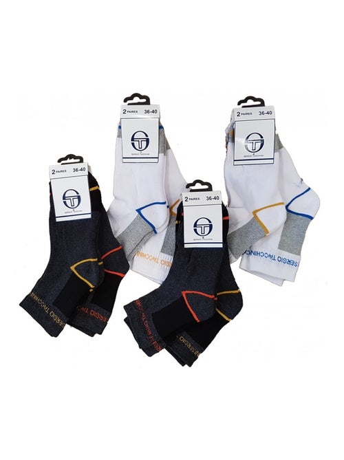 Meias mulher sergio tacchini soquetes - pack de 10 - Kiabi