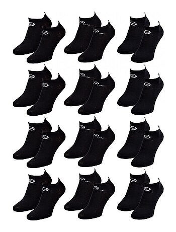 Meias mulher sneaker sergio tacchini - pack de 12