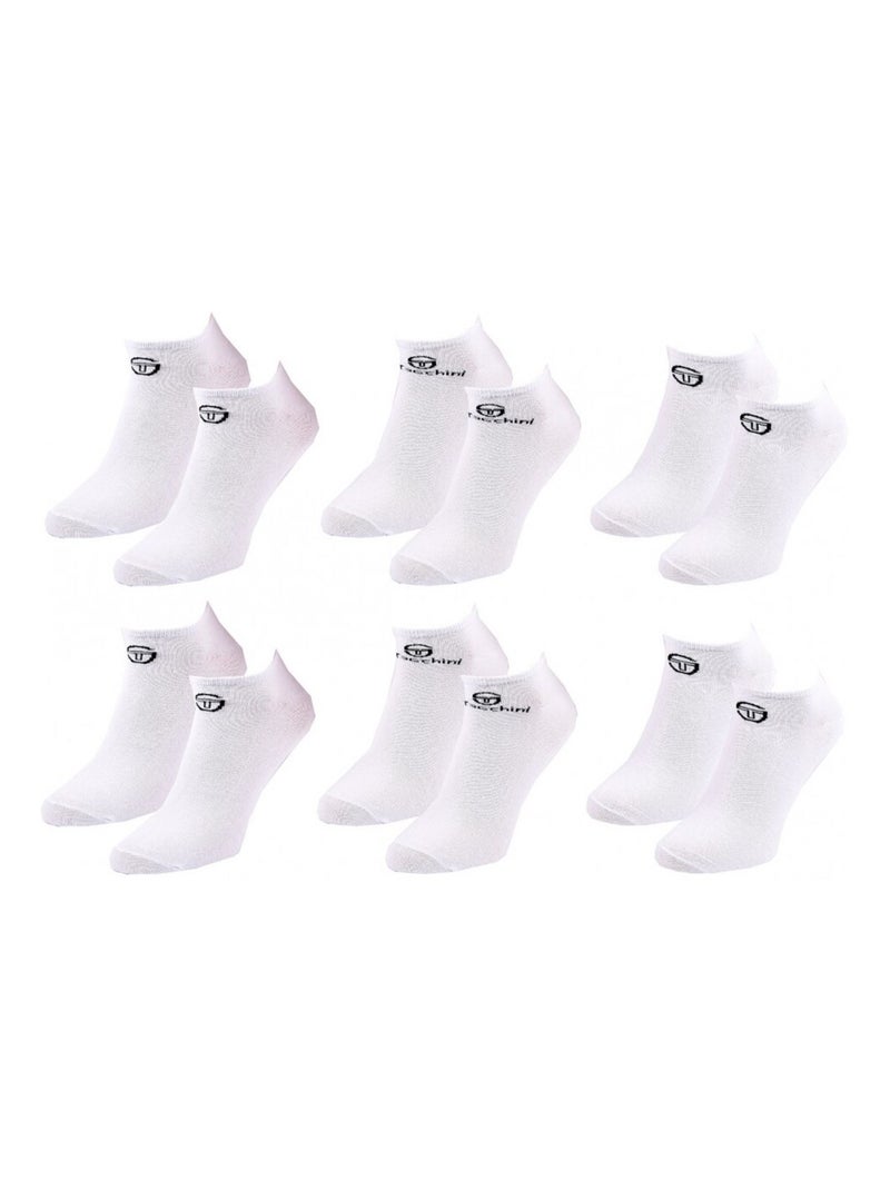 Meias Mulher SNEAKER SERGIO TACCHINI - Pack de 6 Multicolorido - Kiabi