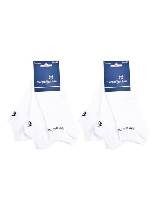 Meias Mulher SNEAKER SERGIO TACCHINI - Pack de 6 - Kiabi Meias Mulher SNEAKER SERGIO TACCHINI - Pack de 6 - Kiabi