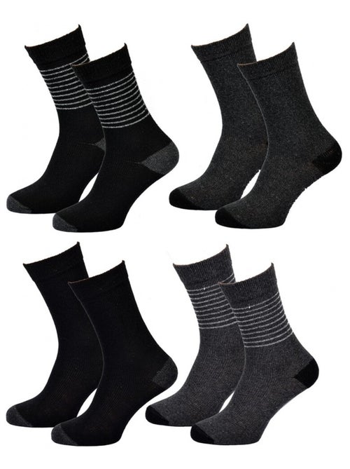 Meias Mulher WINTER SOCKS - Pack de 4 - Kiabi Meias Mulher WINTER SOCKS - Pack de 4 - Kiabi