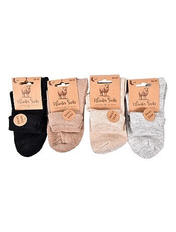 Meias Mulher WINTER SOCKS - Pack de 4