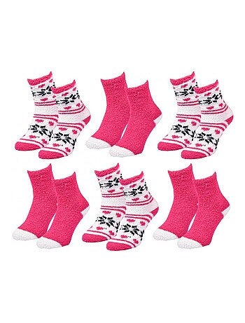 Meias Mulher WINTER SOCKS - Pack de 6