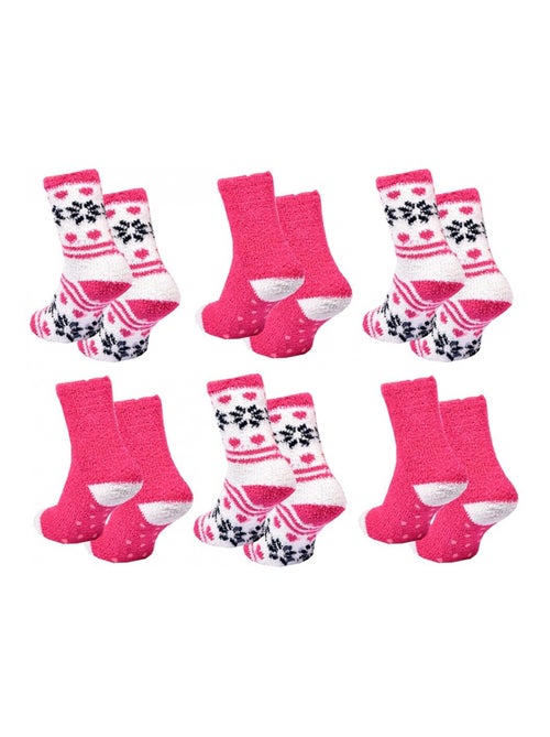 Meias Mulher WINTER SOCKS - Pack de 6 - Kiabi Meias Mulher WINTER SOCKS - Pack de 6 - Kiabi