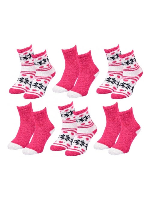 Meias Mulher WINTER SOCKS - Pack de 6 - Kiabi Meias Mulher WINTER SOCKS - Pack de 6 - Kiabi