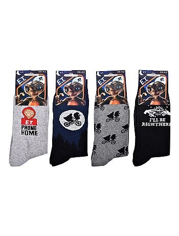 Meias Pack Homem E.T L'EXTRATERRESTRE - Pack de 4