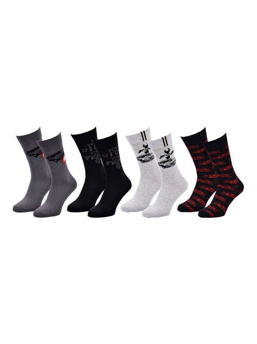 Meias Pack HOMEM FAST AND FURIOUS - Pack de 4 - Kiabi Meias Pack HOMEM FAST AND FURIOUS - Pack de 4 - Kiabi