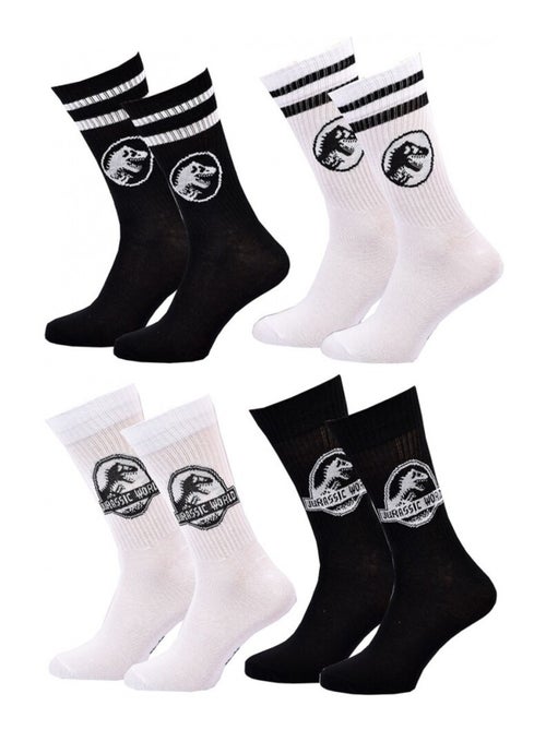Meias Pack HOMEM JURASSIC WORLD - Pack de 4 - Kiabi Meias Pack HOMEM JURASSIC WORLD - Pack de 4 - Kiabi