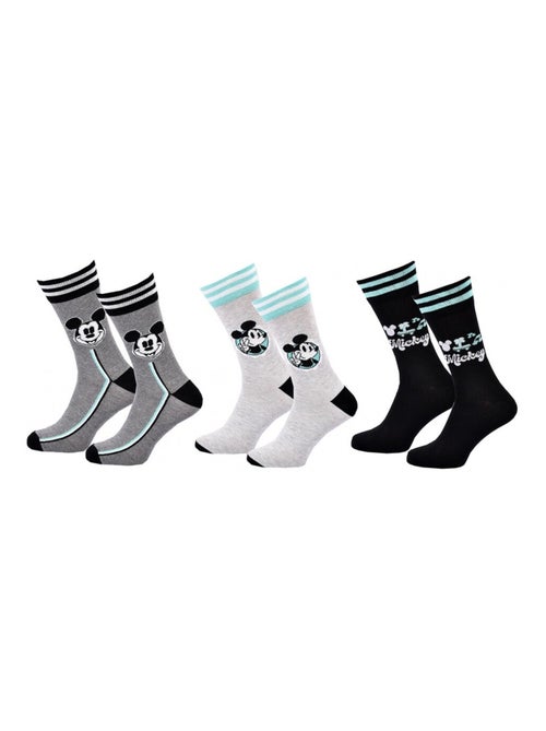 Meias Pack HOMEM MICKEY - Pack de 3 - Kiabi Meias Pack HOMEM MICKEY - Pack de 3 - Kiabi