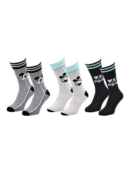 Meias Pack HOMEM MICKEY - Pack de 3 - Kiabi Meias Pack HOMEM MICKEY - Pack de 3 - Kiabi