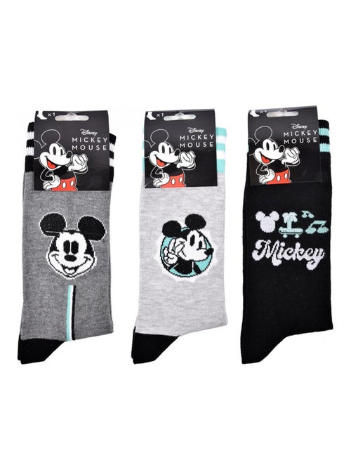 Meias Pack HOMEM MICKEY - Pack de 3 - Kiabi Meias Pack HOMEM MICKEY - Pack de 3 - Kiabi