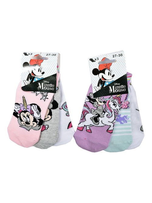 Meias Pack Rapariga DISNEY MINNIE Pack de 9 Pares - Kiabi