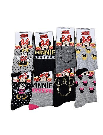 Meias Pack Rapariga DISNEY MINNIE Pack de 9 Pares