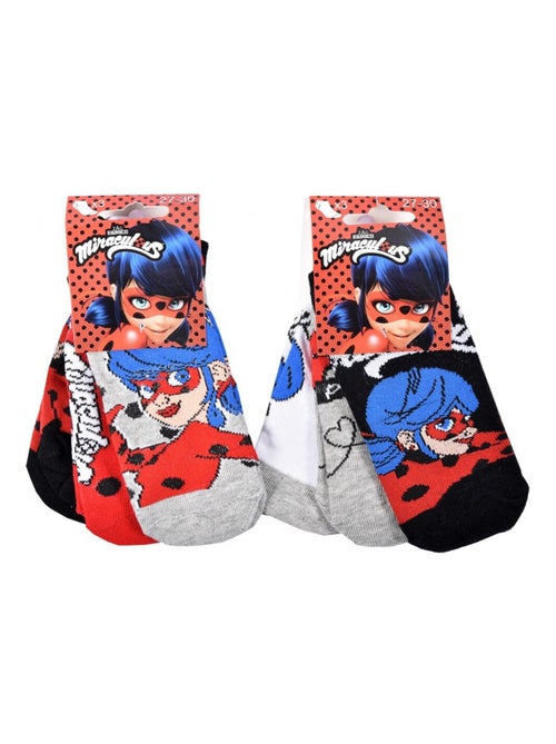 Meias Pack Rapariga MIRACULOUS - Pack de 9 - Kiabi Meias Pack Rapariga MIRACULOUS - Pack de 9 - Kiabi