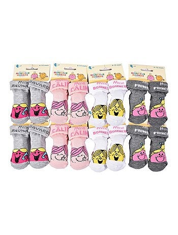 Meias Pack Rapariga MONSIEUR MADAME - Pack de 8