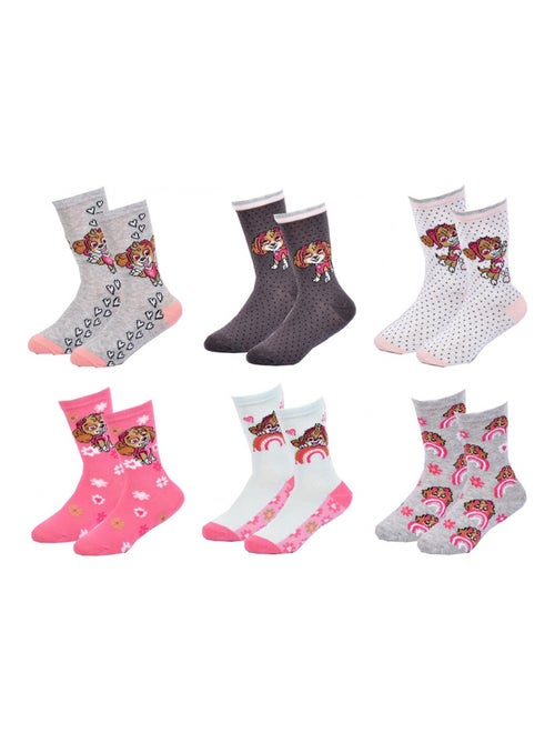 Meias Pack Rapariga PAT PATROUILLE - Pack de 6 - Kiabi