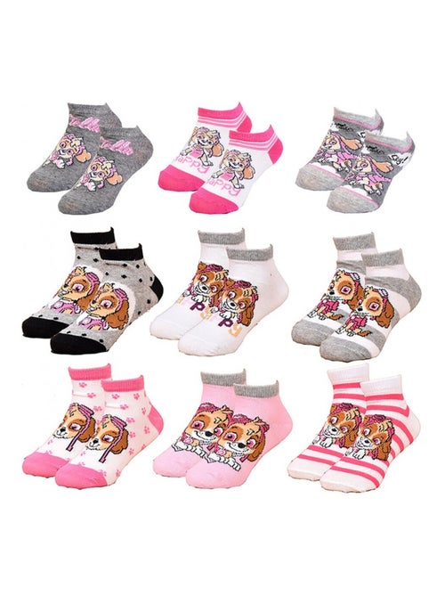 Meias Pack Rapariga PAT PATROUILLE - Pack de 9 - Kiabi