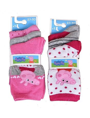 Meias Pack Rapariga PEPPA PIG - Pack de 9