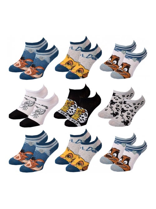 Meias Pack Rapaz DISNEY CLASSIC - Pack de 9 - Kiabi Meias Pack Rapaz DISNEY CLASSIC - Pack de 9 - Kiabi