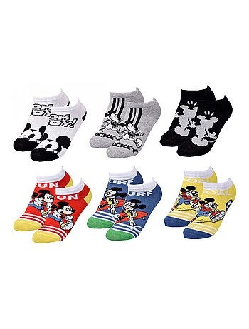 Meias Pack Rapaz DISNEY MICKEY MOUSE - Pack de 6