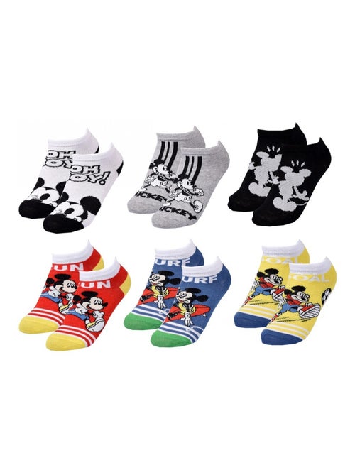 Meias Pack Rapaz DISNEY MICKEY MOUSE - Pack de 6 - Kiabi Meias Pack Rapaz DISNEY MICKEY MOUSE - Pack de 6 - Kiabi