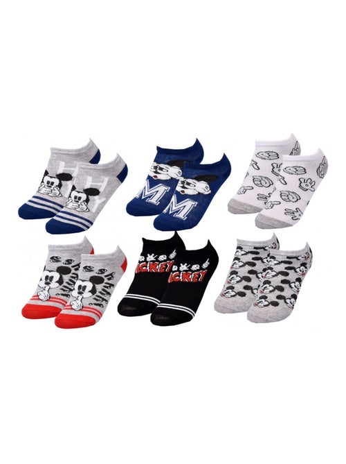 Meias Pack Rapaz DISNEY MICKEY MOUSE - Pack de 6 - Kiabi Meias Pack Rapaz DISNEY MICKEY MOUSE - Pack de 6 - Kiabi