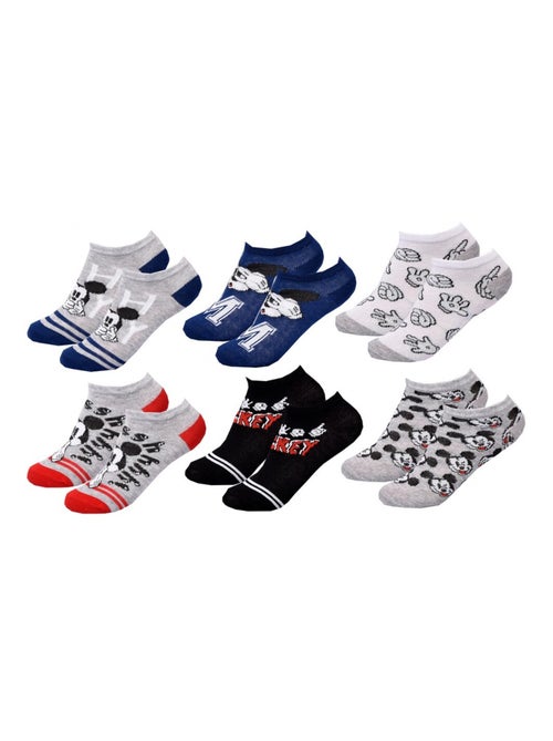 Meias Pack Rapaz DISNEY MICKEY MOUSE - Pack de 6 - Kiabi Meias Pack Rapaz DISNEY MICKEY MOUSE - Pack de 6 - Kiabi