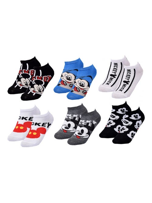 Meias Pack Rapaz DISNEY MICKEY MOUSE - Pack de 6 - Kiabi Meias Pack Rapaz DISNEY MICKEY MOUSE - Pack de 6 - Kiabi