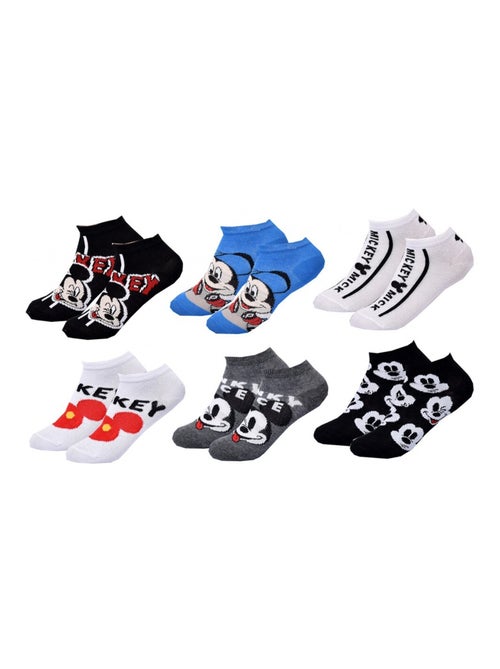 Meias Pack Rapaz DISNEY MICKEY MOUSE - Pack de 6 - Kiabi Meias Pack Rapaz DISNEY MICKEY MOUSE - Pack de 6 - Kiabi