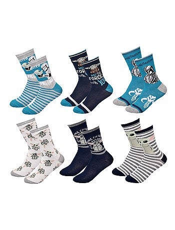 Meias Pack Rapaz DISNEY STAR WARS Pack de 6 Pares