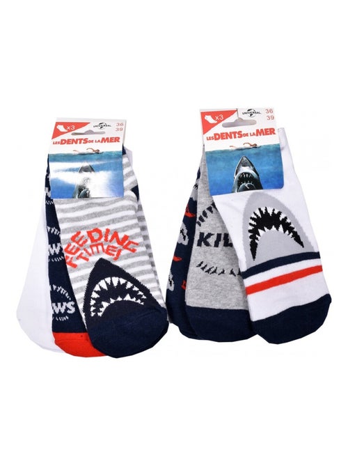 Meias Pack Rapaz JAWS - Pack de 9 - Kiabi Meias Pack Rapaz JAWS - Pack de 9 - Kiabi