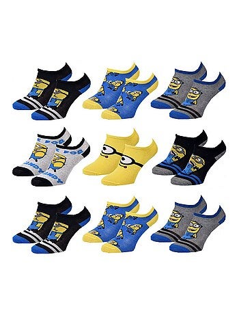 Meias Pack Rapaz LES MINIONS - Pack de 9