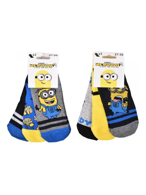 Meias Pack Rapaz LES MINIONS - Pack de 9 - Kiabi Meias Pack Rapaz LES MINIONS - Pack de 9 - Kiabi