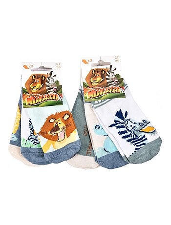 Meias Pack Rapaz MADAGASCAR - Pack de 6