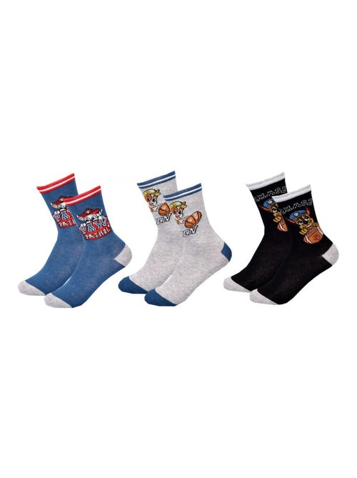 Meias Pack Rapaz PAT PATROUILLE - Pack de 3 - Kiabi Meias Pack Rapaz PAT PATROUILLE - Pack de 3 - Kiabi
