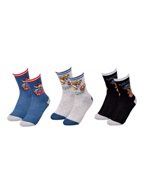 Meias Pack Rapaz PAT PATROUILLE - Pack de 3 - Kiabi Meias Pack Rapaz PAT PATROUILLE - Pack de 3 - Kiabi