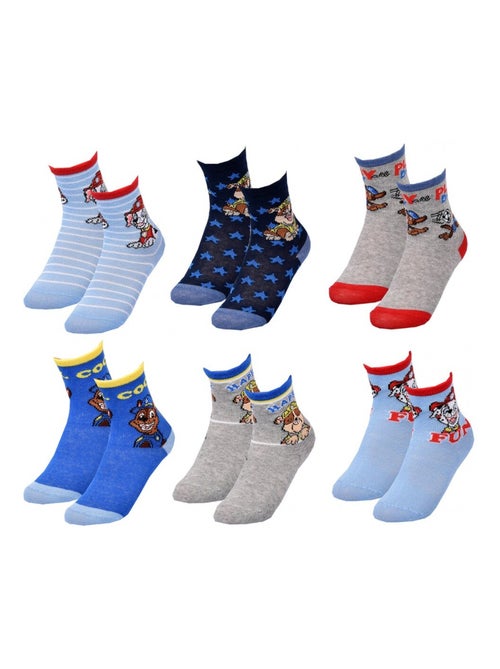 Meias Pack Rapaz PAT PATROUILLE - Pack de 6 - Kiabi Meias Pack Rapaz PAT PATROUILLE - Pack de 6 - Kiabi