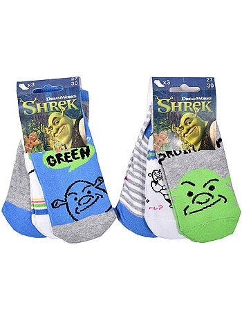Meias Pack Rapaz SHREK - Pack de 9