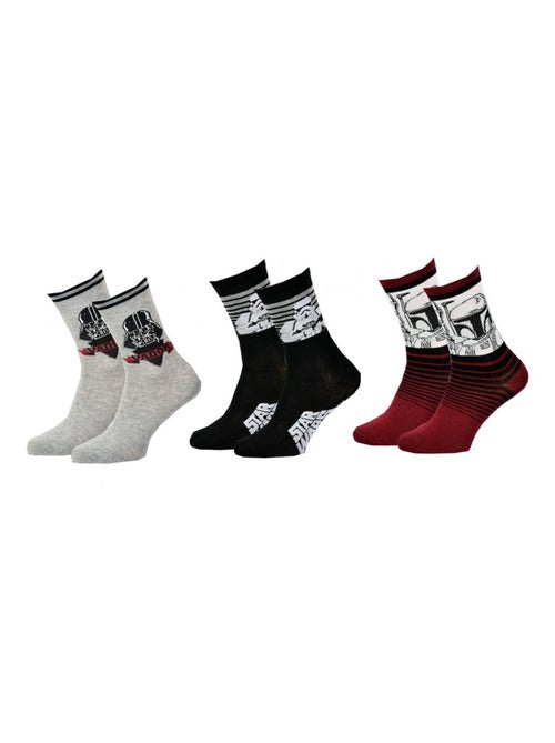 Meias Pack Rapaz STAR WARS - Pack de 3 - Kiabi Meias Pack Rapaz STAR WARS - Pack de 3 - Kiabi