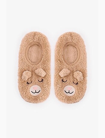 Meias pantufa femininas happy bear penti