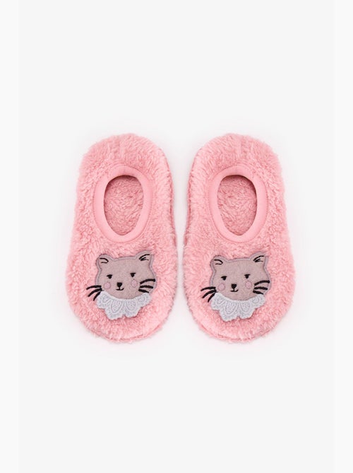 Meias pantufa menina kitty com estampa de gato penti - Kiabi Meias pantufa menina kitty com estampa de gato penti - Kiabi