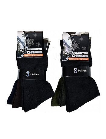 Meias para Homem Meia Estação Calor e Conforto - Pack de 6