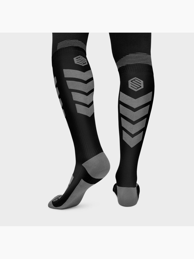 Meias para snowboard Preto - Kiabi