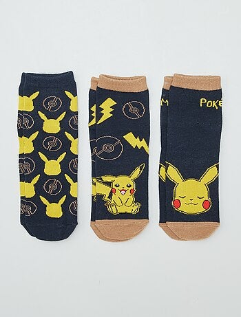 Meias 'Pokémon' - Lote de 3