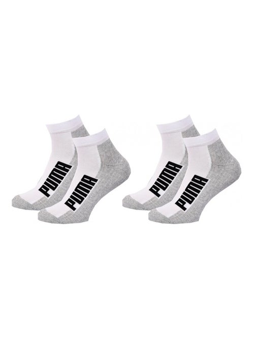 Meias PUMA QUARTER - Pack de 2 - Kiabi Meias PUMA QUARTER - Pack de 2 - Kiabi
