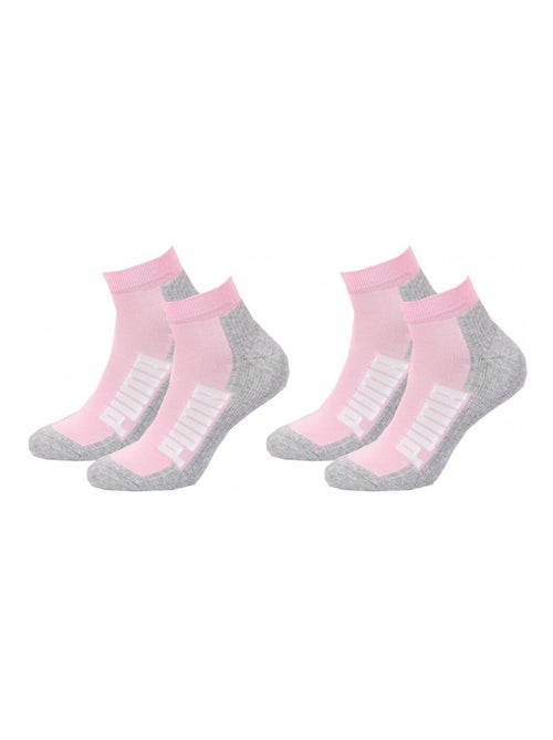 Meias PUMA QUARTER - Pack de 2 - Kiabi Meias PUMA QUARTER - Pack de 2 - Kiabi