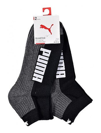 Meias PUMA QUARTER - Pack de 6