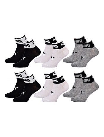 Meias quarter puma - pack de 6