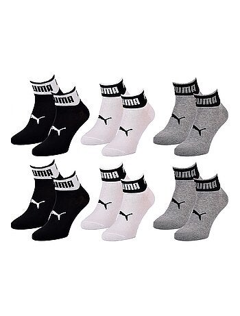 Meias quarter puma - pack de 6